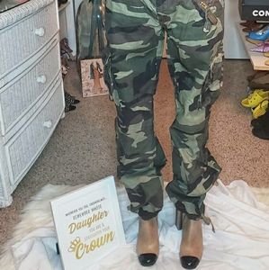 Military Style Camo Pants 5/6